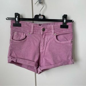 Pale Pink Bershka Shorts